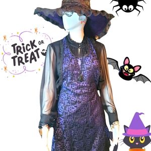 NWT Halloween 🎃 Esmeraude Coverup/Apron Sz 10-16